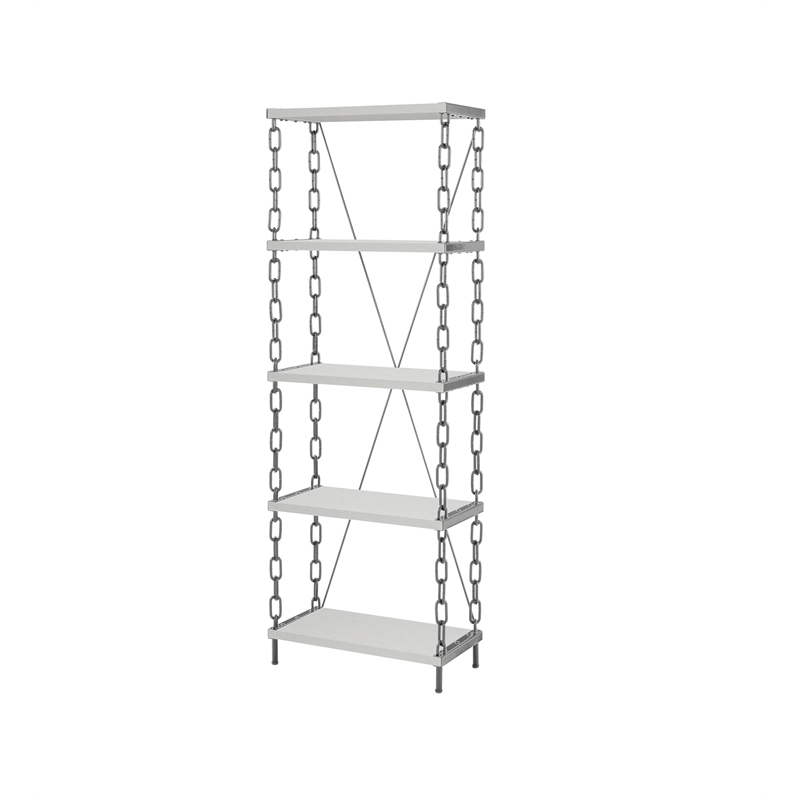 New Spec Modern Wood Bookcase in White