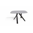 New Spec Metal Dining Table in Gray and Black