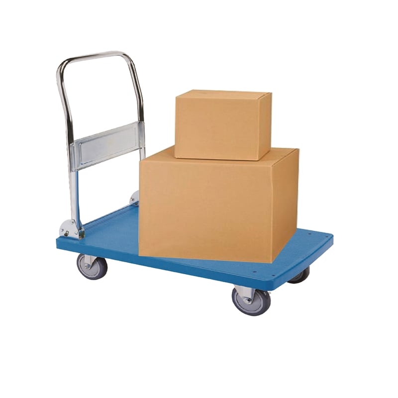 New Spec Folding Platform Dolly Cart in Blue