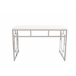 Modern Contemporary Glossy Writing Desk In White