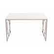Modern Contemporary Glossy Writing Desk In White