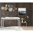 Modern Contemporary Glossy Writing Desk In White
