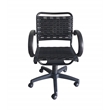 Comfort Bungee Office Chair With Arms In Black Color