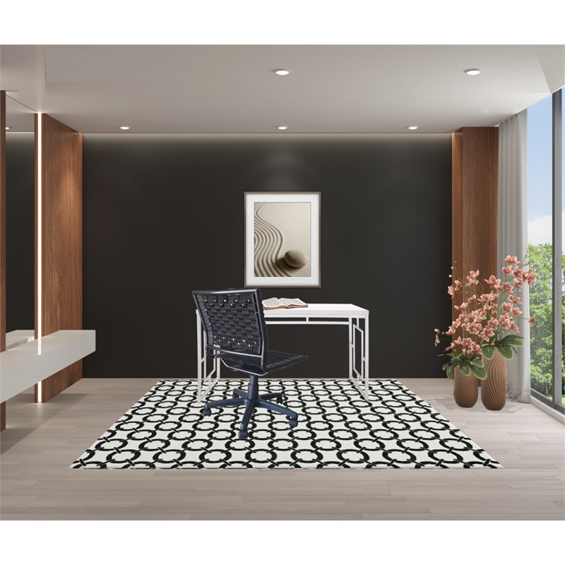 Armless Bungee Task Chair Comfort In Black Color