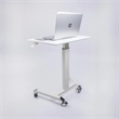 Adjustable Height Standing Office Small Desk In White Color