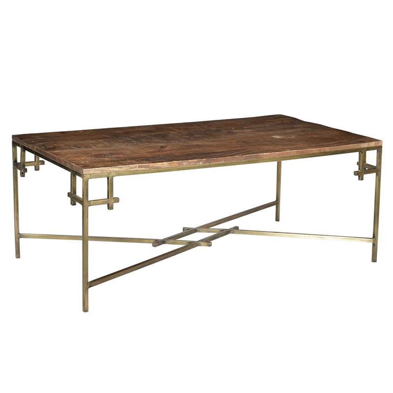 Crestview Collection Wood Corner Coffee Table in Chocolate | Cymax Business