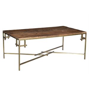 crestview collection wood corner coffee table in chocolate