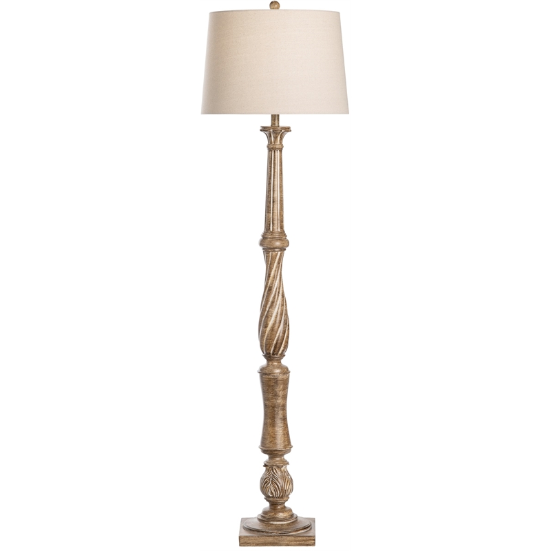 Crestview Collection Tilbury 63 25 Resin Floor Lamp In Brown Avp1022bwnsng Cymax Business Crestview Collection Tilbury 63 25, Martha Stewart Hunts Floor Lamp In Gold Black