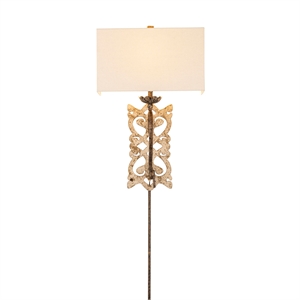 mariposa wall sconce white resin 27.5