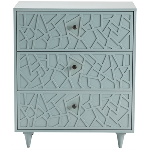 the charlotte chest blue wood 27x15x32