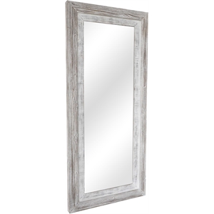 crestview collection carrigan wall glass mirror in gray