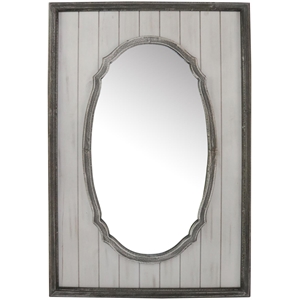 crestview collection hubbard wall mirror glass gray