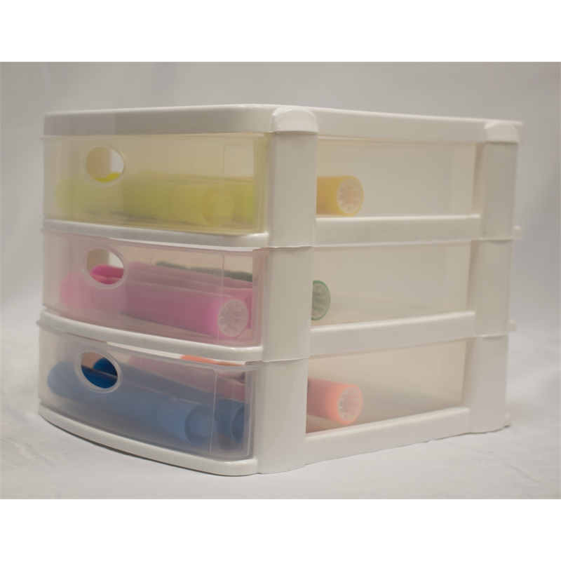 3 drawer plastic tote