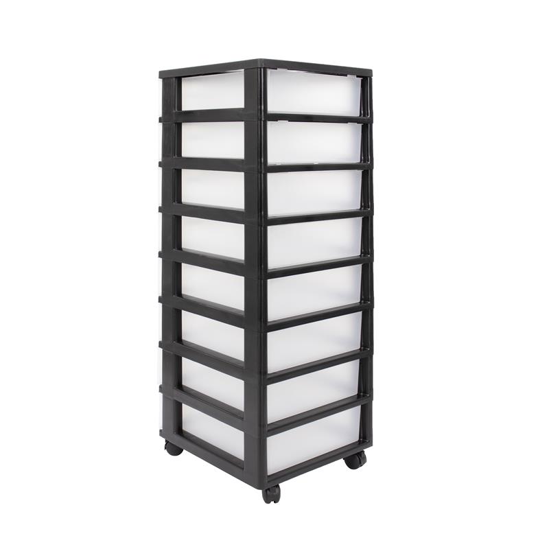 8-Drawer Rolling Cart