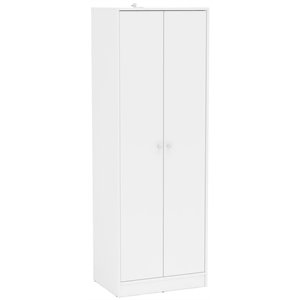 polifurniture denmark engineered wood 2 door wardrobe armoires in white