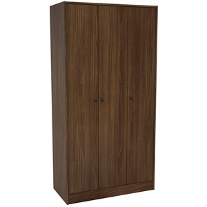 polifurniture denmark engineered wood 3-door bedroom wardrobe