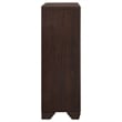 Stonecroft Furniture Elizabeth 5 Drawer Chest in Dark Cocoa