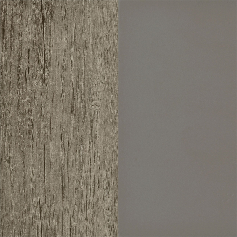 Stonecroft Furniture Madison 4 Panel Room Divider in Driftwood Gray