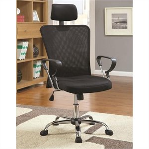 stonecroft rivera air mesh executive office chair in black