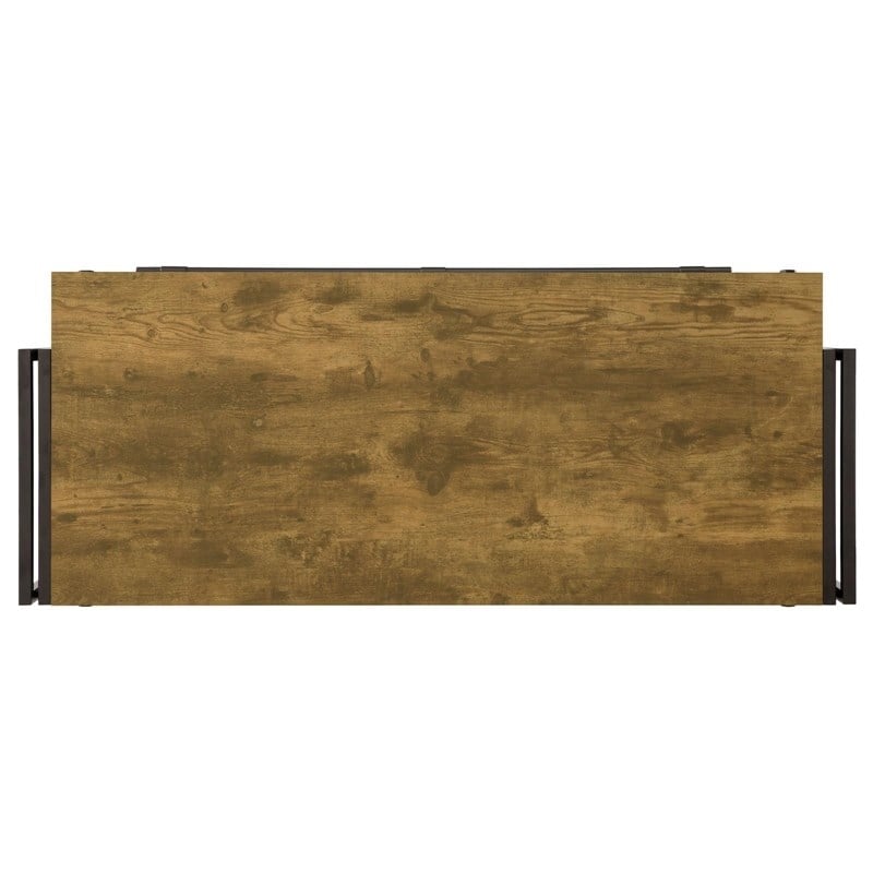 Stonecroft Eldridge Industrial Bar Unit in Antique Nutmeg