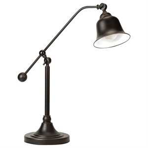 Stonecroft Furniture Bell Shade Table Lamp in Bronze