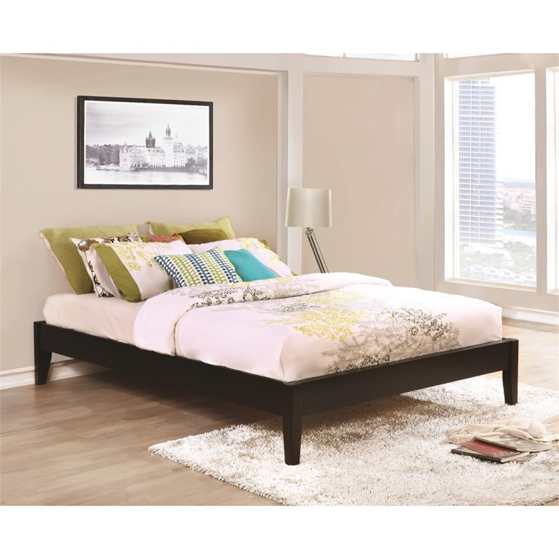 Stonecroft Furniture Hazel Drive Twin Platform Bed in Cappuccino