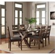 Stonecroft Furniture Autumn Road 5 Piece Dining Set in Gray and Knotty Nutmeg