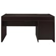 Stonecroft Furniture Contemporary Wood Connect It Computer Desk in Cappuccino