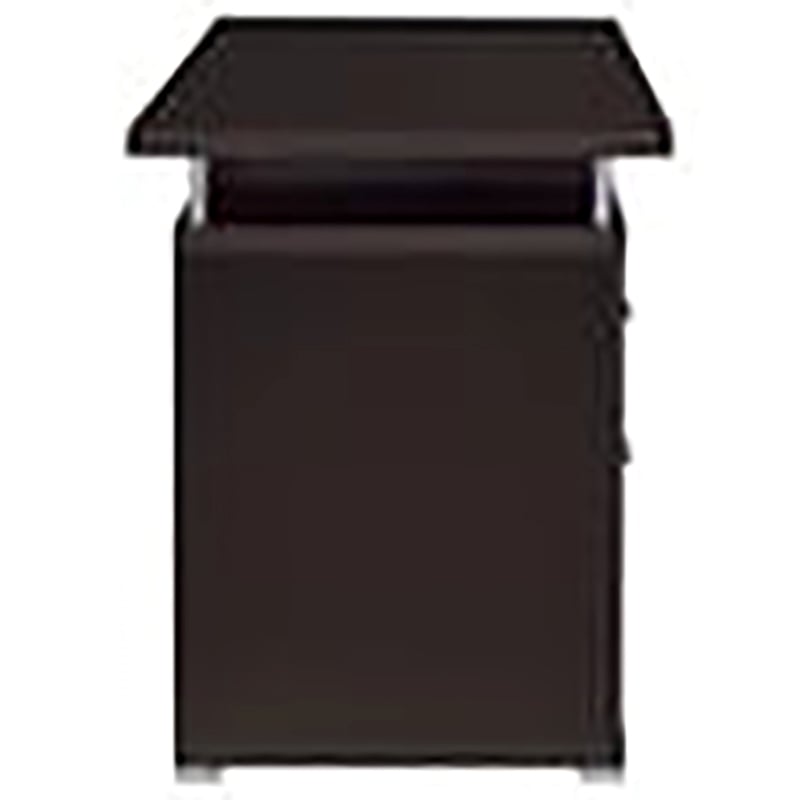 Stonecroft Furniture 2-Drawer Contemporary Wood Computer Desk in Cappuccino