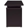 Stonecroft Furniture 2-Drawer Contemporary Wood Computer Desk in Cappuccino