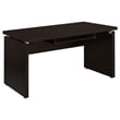 Stonecroft Furniture Contemporary Computer Desk in Cappuccino