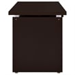 Stonecroft Furniture Contemporary Computer Desk in Cappuccino