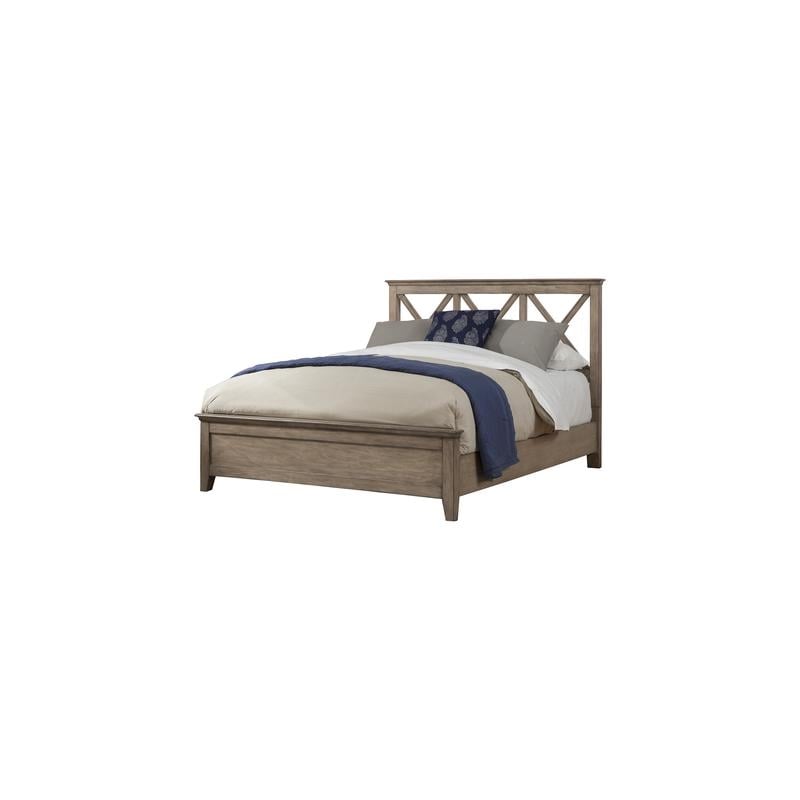 Alpine Furniture Potter Full Size Wood Headboard Only in French Truffle
