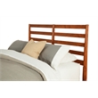 Alpine Furniture Flynn Full Wood Bed-Slat Back Headboard in Acorn (Brown)