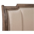 Alpine Furniture Melbourne Calif King Wood Sleigh Bed in French Truffle