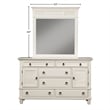 Alpine Furniture Winchester Wood Mirror in White