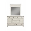 Alpine Furniture Winchester Wood Mirror in White
