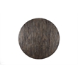 Alpine Furniture Newberry Wood Round Dining Table in Salvaged Gray