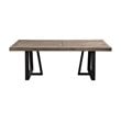 Alpine Furniture Prairie Rectangular Wood Dining Table in Natural-Black