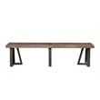 Alpine Furniture Prairie Wood Dining Bench in Natural-Black