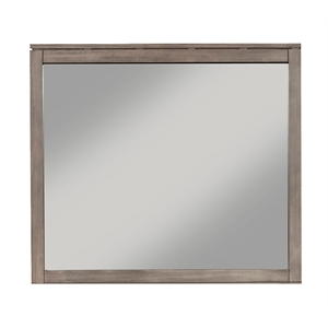 alpine furniture sydney bedroom wood mirror in weathered gray