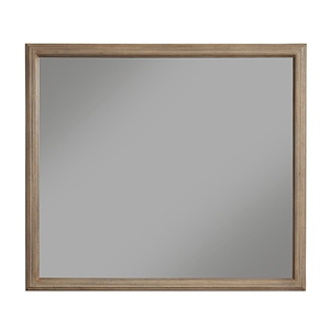alpine furniture camilla wood mirror in antique gray