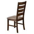 Alpine Furniture Emery Set of 2 Wood Dining Side Chairs in Walnut (Brown)
