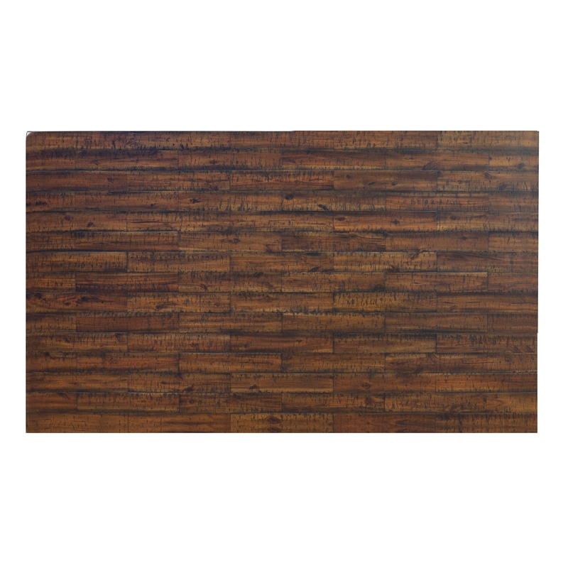 Alpine Furniture Emery Pub Height Wood Dining Table in Walnut (Brown)