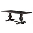 Alpine Furniture Manchester Wood Dining Table in Vintage Black
