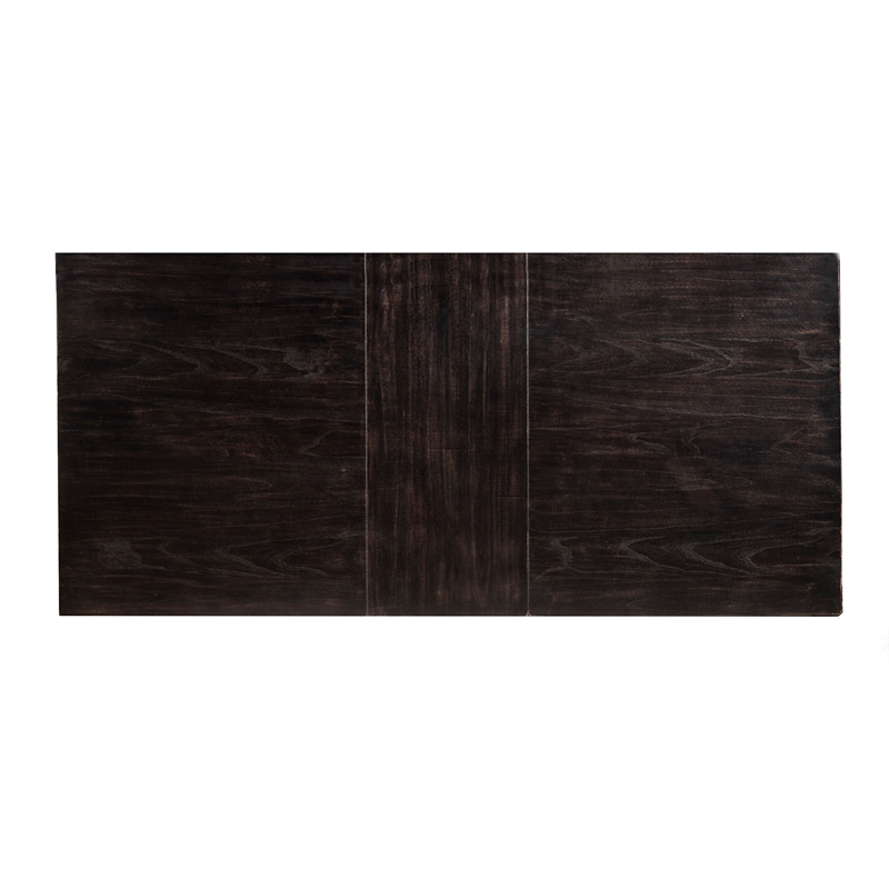 Alpine Furniture Manchester Wood Dining Table in Vintage Black