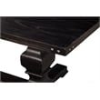 Alpine Furniture Manchester Wood Dining Table in Vintage Black