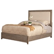 Alpine Furniture Camilla Standard King Wood Panel Bed in Antique Gray