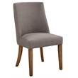 Alpine Furniture Kensington Set of 2 Parson Dining Chairs in Dark Grey
