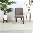 Alpine Furniture Kensington Set of 2 Parson Dining Chairs in Dark Grey